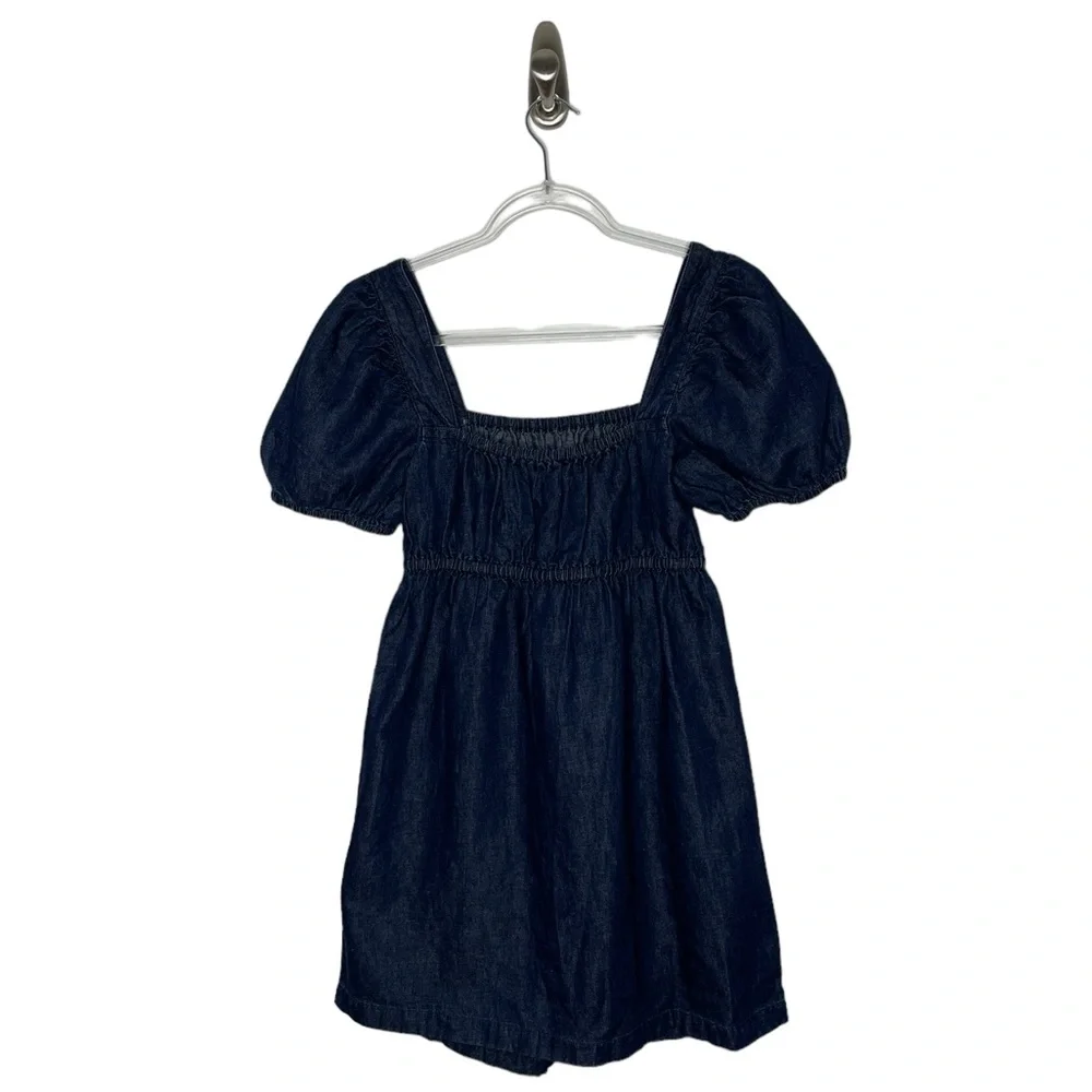 J. Crew | NWT Denim Square Neck Mini Dress 4